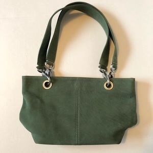 Beautiful sage green suede purse HOBO bag
